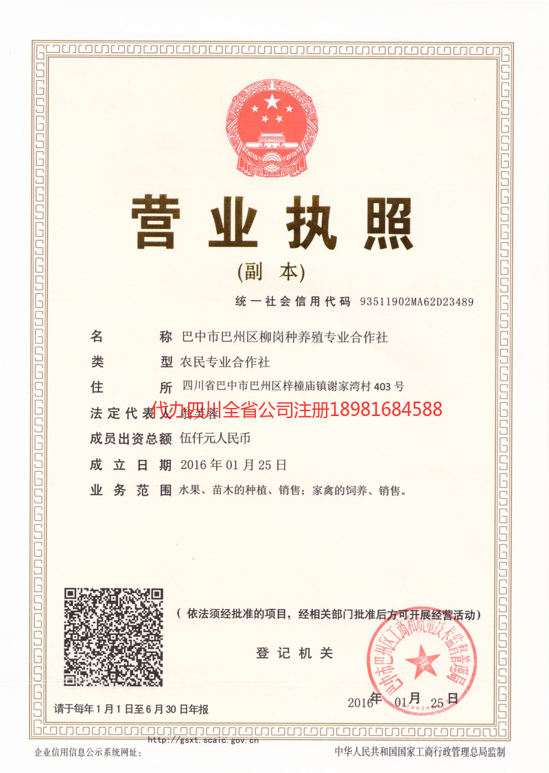 吴川吴川柳岗种养殖专业合作社